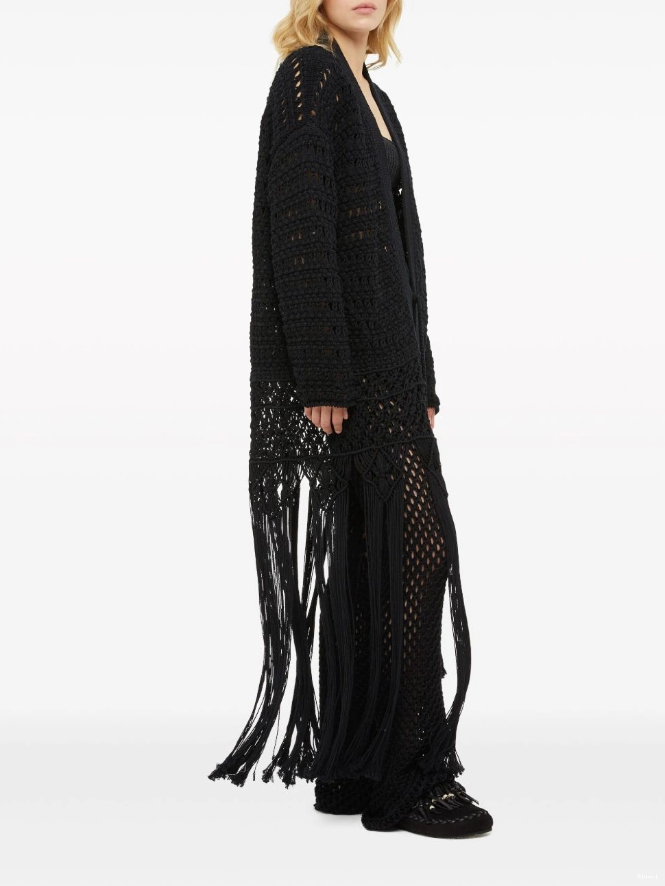 Affordable Love To Alanui Women fringed cardigan India Letter 0824